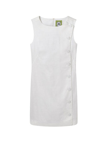 ELIZABETH MCKAY Women's White Gigi Dress $255 NEW