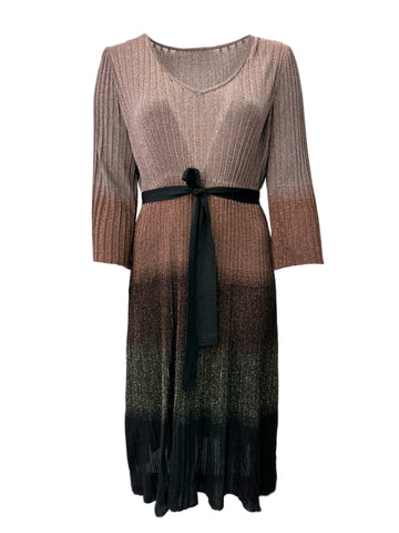 Marina Rinaldi Women's Brown Ginestra A-line Dress Size XL NWT