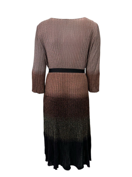 Marina Rinaldi Women's Brown Ginestra A-line Dress Size XL NWT