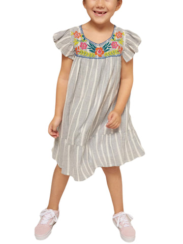 ROBERTA ROLLER RABBIT Girls Blue Aimee Dress $75 NEW