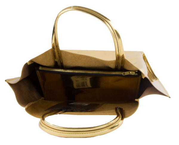 AMPERSAND AS APOSTROPHE Half Tote, Gold Mirror