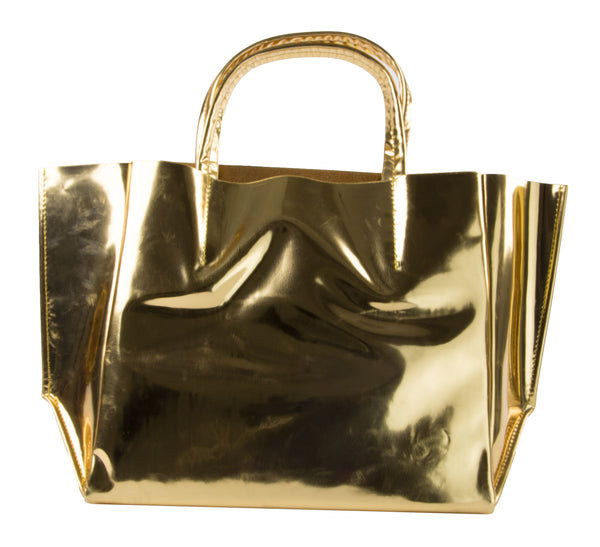 AMPERSAND AS APOSTROPHE Half Tote, Gold Mirror
