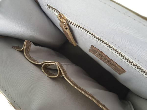 POPINJAY Women's Gold Fin Shoulder Bag #GCSFN One Size NWT