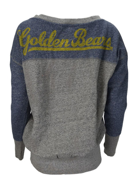 AMERICAN COLLEGIATE Women's Grey Golden Bears Sweatshirt #W011Cal1A NWT
