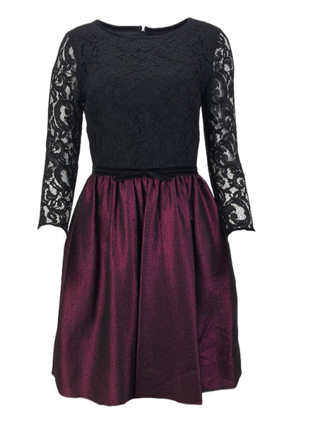 ERIN Women's Black Lace Dress #41114903400 6 NWT