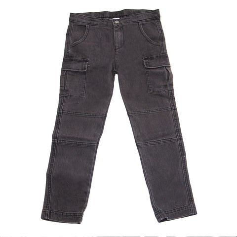 APPAMAN Girls' Vintage Black Skinny Cargo Jeans $55 NWT