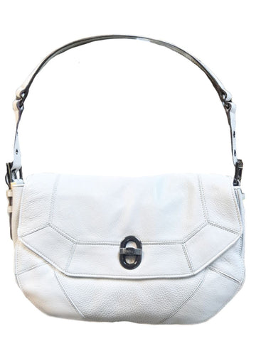 AIMEE KESTENBERG Women's Grey Leather Shoulder Bag #637091 One Size NWT