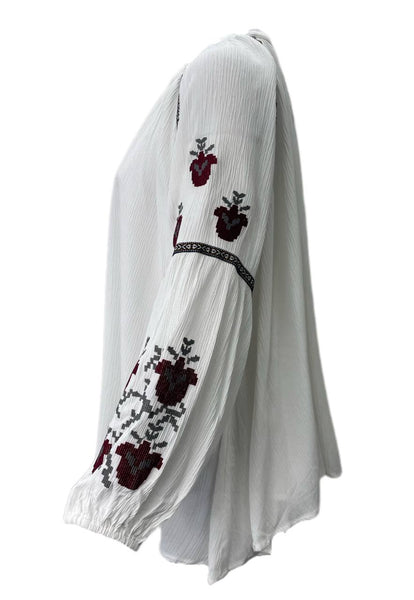 LOST IN LUNAR Women's White Gypsy Rising Top Size US 6 NWT