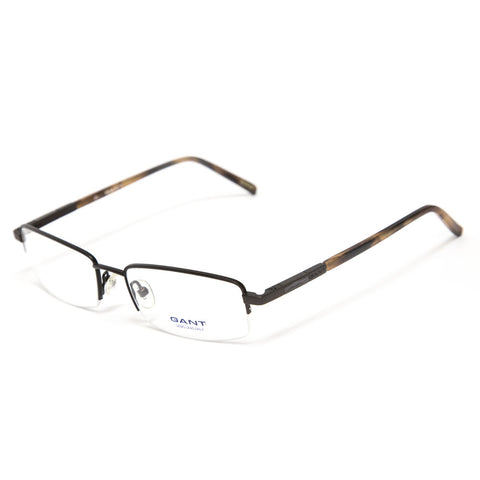 Gant Heights Semi-Rimless Eyeglass Frames 54mm - Brown NEW