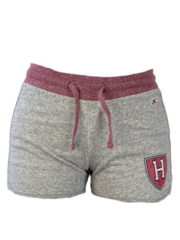 AMERICAN COLLEGIATE Women's Grey Harvard Shorts #W021HA NWT