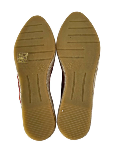 Freda Salvador Women's Rust Suede Harper Lace Up Espadrille Boottie NWB