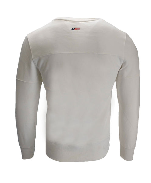 HONOR THE GIFT Men's White Blacktop Crew Sweatshirt $88 NWT