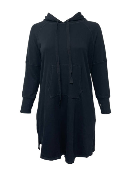 CASLON Women's Plus Black Hoodie Sweatshirt Dress Size 0X NWT