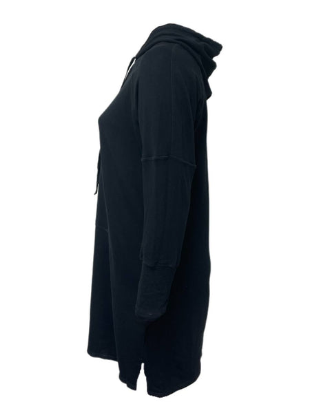 CASLON Women's Plus Black Hoodie Sweatshirt Dress Size 0X NWT