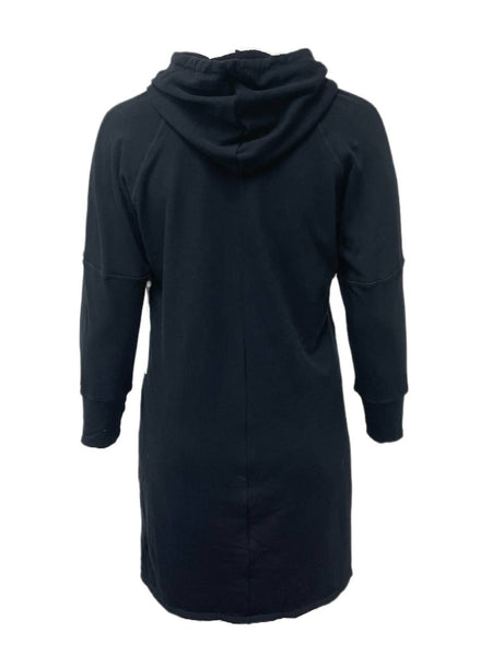 CASLON Women's Plus Black Hoodie Sweatshirt Dress Size 0X NWT