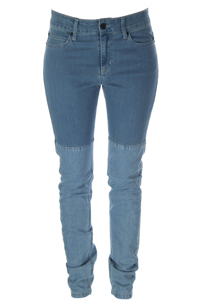 SURFACE TO AIR Women's Lt. Blue Horizontal Super Skinny Jeans $245 NEW