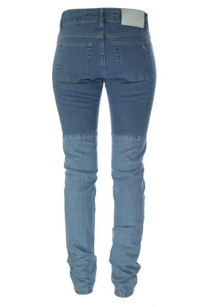 SURFACE TO AIR Women's Lt. Blue Horizontal Super Skinny Jeans $245 NEW