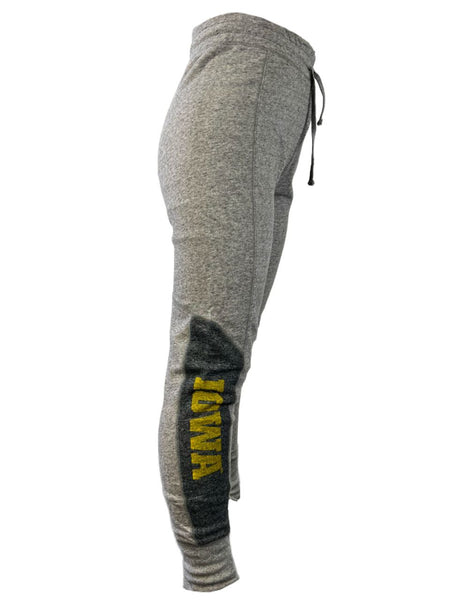 AMERICAN COLLEGIATE Women's Grey Iowa Sweatpants #W024IO Large NWT