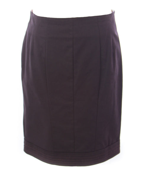 I'M ISOLA MARRAS Women's Dark Purple Cotton Skirt 320045 Size 29 $181 NEW