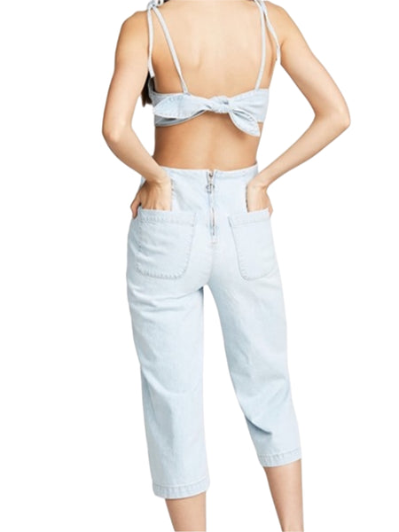 DL1961 Women's Ibiza Hepburn Denim Jumpsuit Size XS NWT
