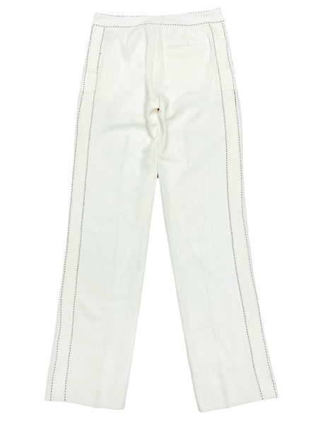 Hanley Mellon Women's Crepe Boy Chinos with Picque Stitching