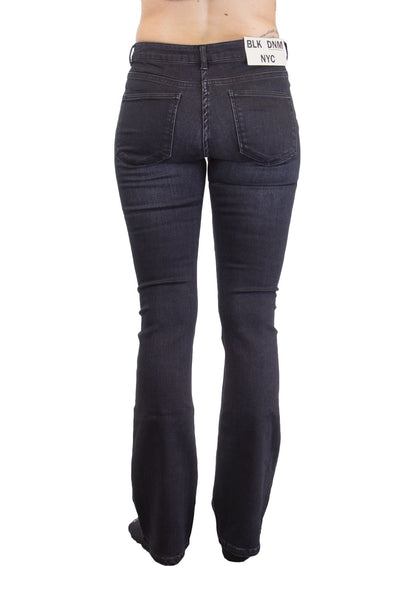 BLK DNM Women's Flint Grey Low Rise Bootcut Jeans #BFMDJ10 $215 NWT