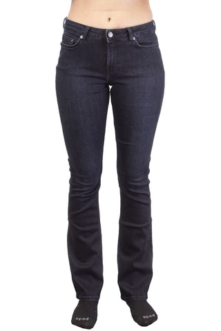 BLK DNM Women's Flint Grey Low Rise Bootcut Jeans #BFMDJ10 $215 NWT