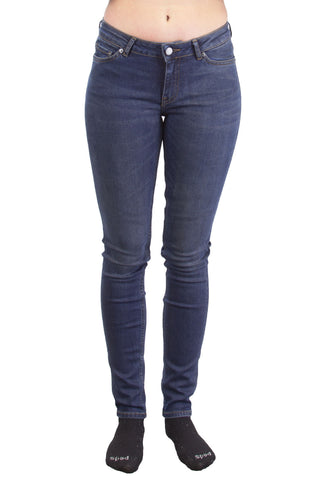 BLK DNM Women's Freeman Blue Super Skinny Jeans #BFMDJ05 $215 NWT