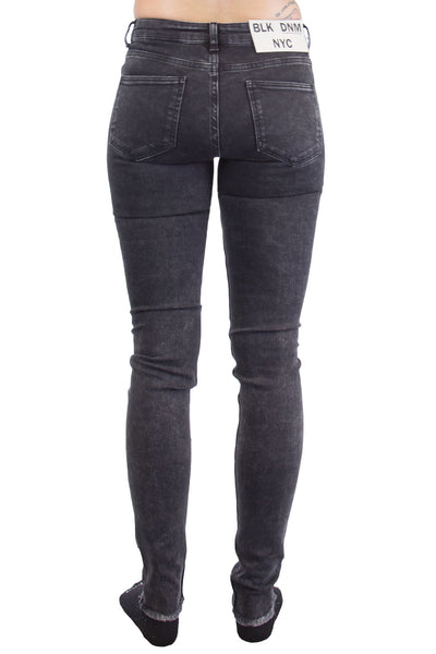 BLK DNM Women's Stirling Grey Low Rise Jeans #BFMDJ08 $215 NWT