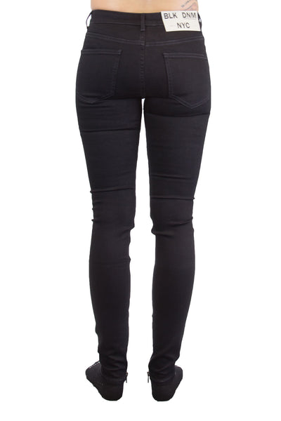 BLK DNM Women's Monroe Black Ankle Zip Jeans #WJ350401 $215 NWT