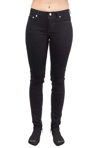 BLK DNM Women's Monroe Black Ankle Zip Jeans #WJ350401 $215 NWT