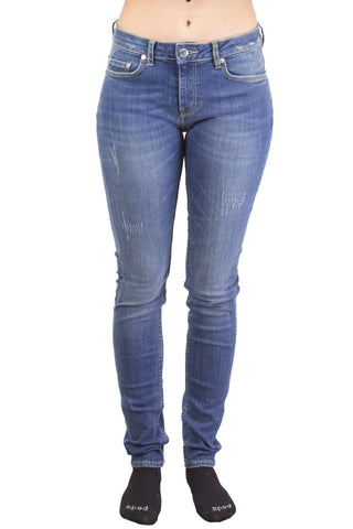 BLK DNM Women's Arlington Blue Mid Low Rise Jeans #BFRDJ23 $175 NWT