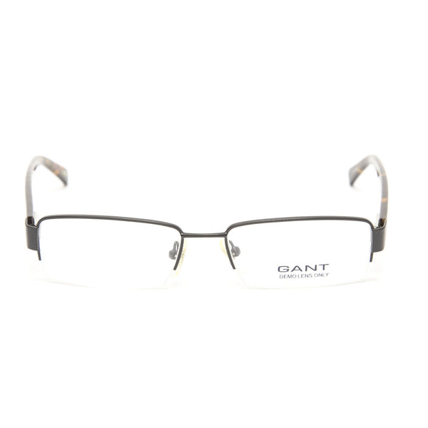 Gant Jacobs Semi-Rimless Metal Eyeglass Frames 53mm - Satin Black NEW