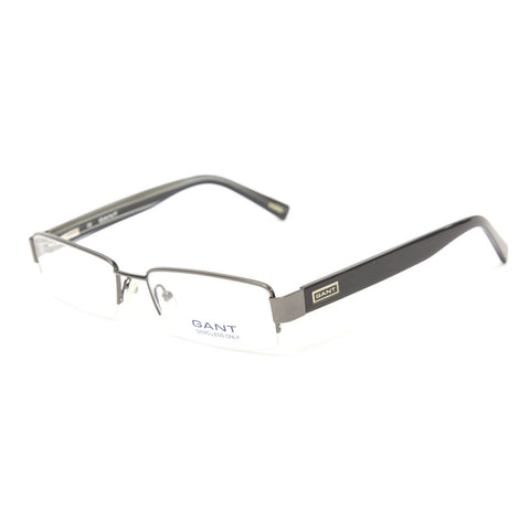 Gant Jacobs Semi-Rimless Metal Eyeglass Frames 53mm - Satin Gunmetal NEW
