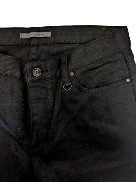 John Varvatos Men's Black Button Fly Jeans Size 38R NWOT