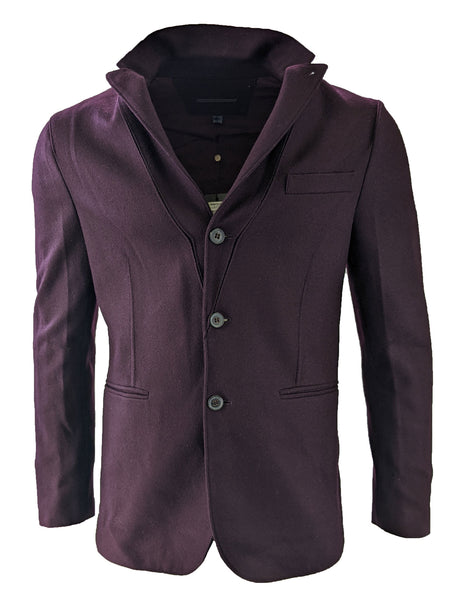 John Varvatos Men's Port Wool Cashmere Sports Coat Size 48 $1198 NWT