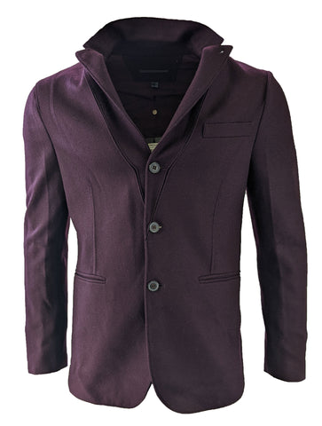 John Varvatos Men's Port Wool Cashmere Sports Coat Size 48 $1198 NWT