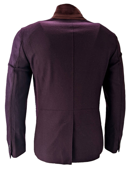 John Varvatos Men's Port Wool Cashmere Sports Coat Size 48 $1198 NWT