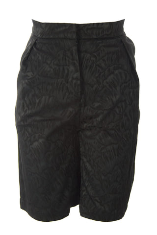 SURFACE TO AIR Women's Black Jackie Bermuda Shorts $195 NEW