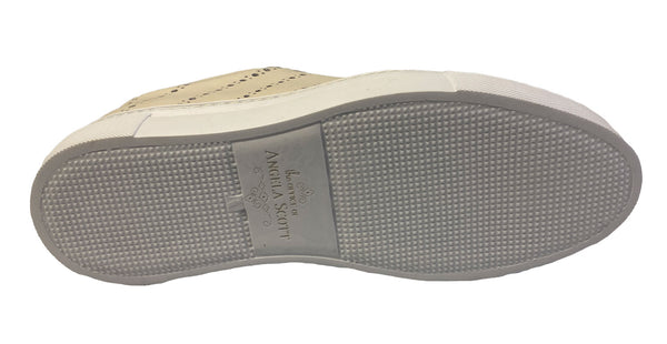 THE OFFICE OF ANGELA SCOTT Women's Cream Miss Jacklyn Sneaker 37 NWD