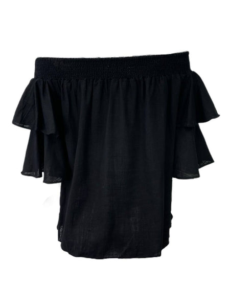 LOST IN LUNAR Women's Black Jordana Top Size US 4 NWT