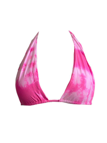 Frankies Women's Tie Die Pink Jordan Swim Top Size S NWT