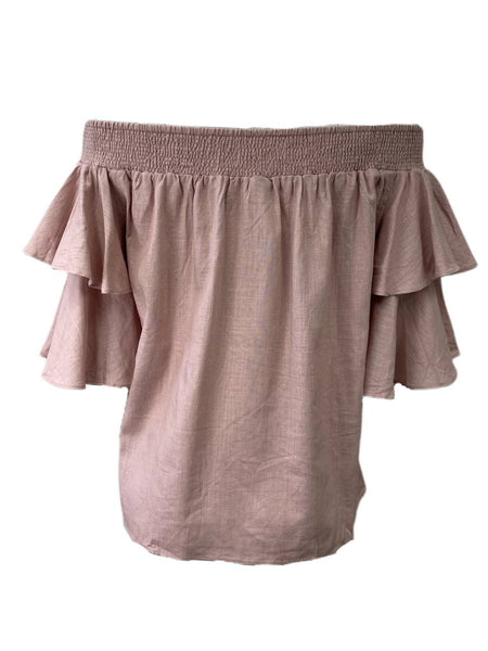 LOST IN LUNAR Women's Musk Jordana Top Size US 6 NWT