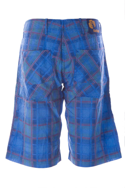BLUE BLOOD Men's Journey French Navy Madras Check Shorts MBLS0762 $250 NWT