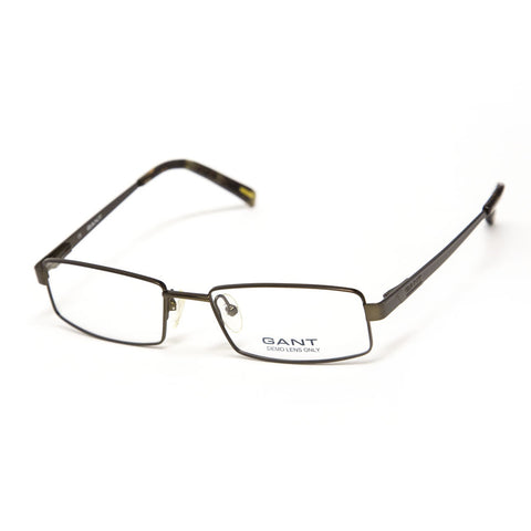 Gant Ken Rectangular Eyeglass Frames 53mm - Satin Brown NEW
