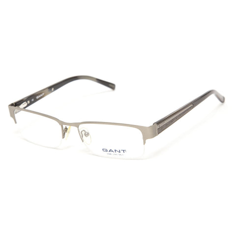 Gant Kenmore Semi-Rimless Eyeglass Frames 54mm - Satin Gunmetal NEW