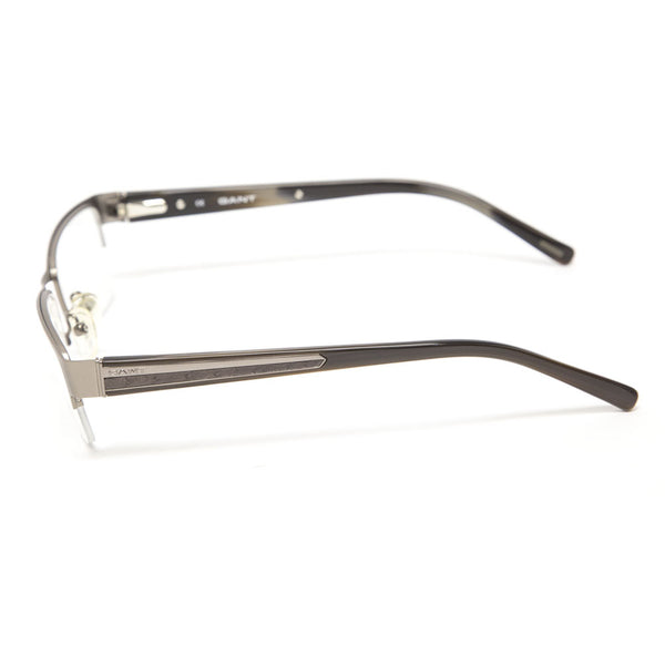 Gant Kenmore Semi-Rimless Eyeglass Frames 54mm - Satin Gunmetal NEW