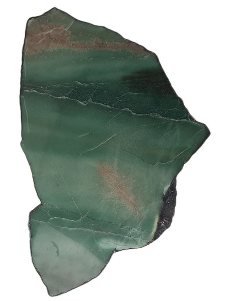 RABLABS Emerald Quartz With Silver Natural Stone Platter #KI003 NWB