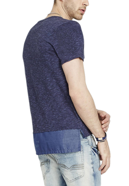 Buffalo David Bitton Men's Whale Combo Kirose T-Shirt BM19499 $45 NEW