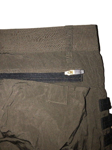 KITH Men's Black Olive Field Pant 2/0 Crinkle Nylon KH6220 Sz 32 NWT